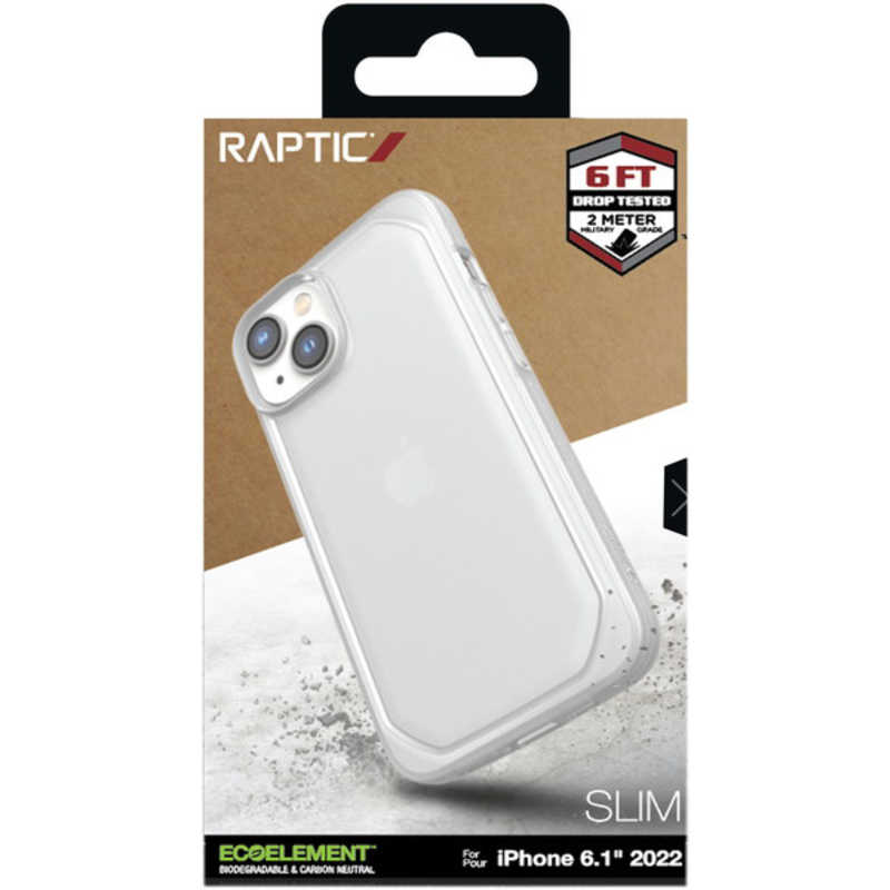 RAPTIC RAPTIC iPhone 14 6.1インチ ケースRAPTIC Slim (Clear) RT-INNCSTPSL-CL RT-INNCSTPSL-CL