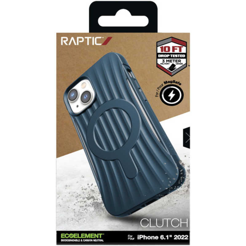 RAPTIC RAPTIC iPhone 14 6.1インチ ケースRAPTIC Clutch MagSafe  RTINNCSPTCMMB RTINNCSPTCMMB