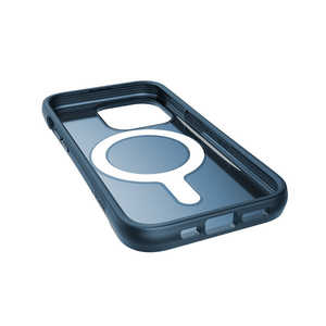 RAPTIC RAPTIC MagSafe対応耐衝撃MIL規格薄型半透明ケースマリンブルー iPhone 14 Pro 6.1インチ RTINPCSPTCMMB