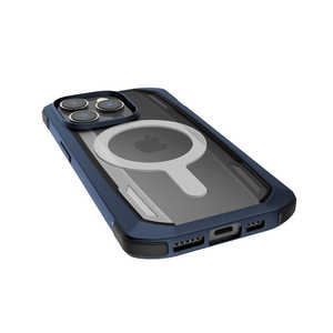 RAPTIC RAPTIC MagSafe対応耐衝撃MIL規格半透明ケースマリンブルー iPhone 14 Pro 6.1インチ RTINPCSPTSMMB