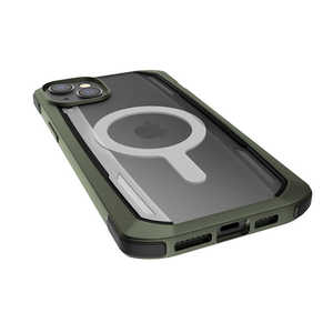 RAPTIC iPhone 14 Plus 6.7インチ ケースRAPTIC Secure MagSafe (Moss Green) RT-INBCSPTSM-MR