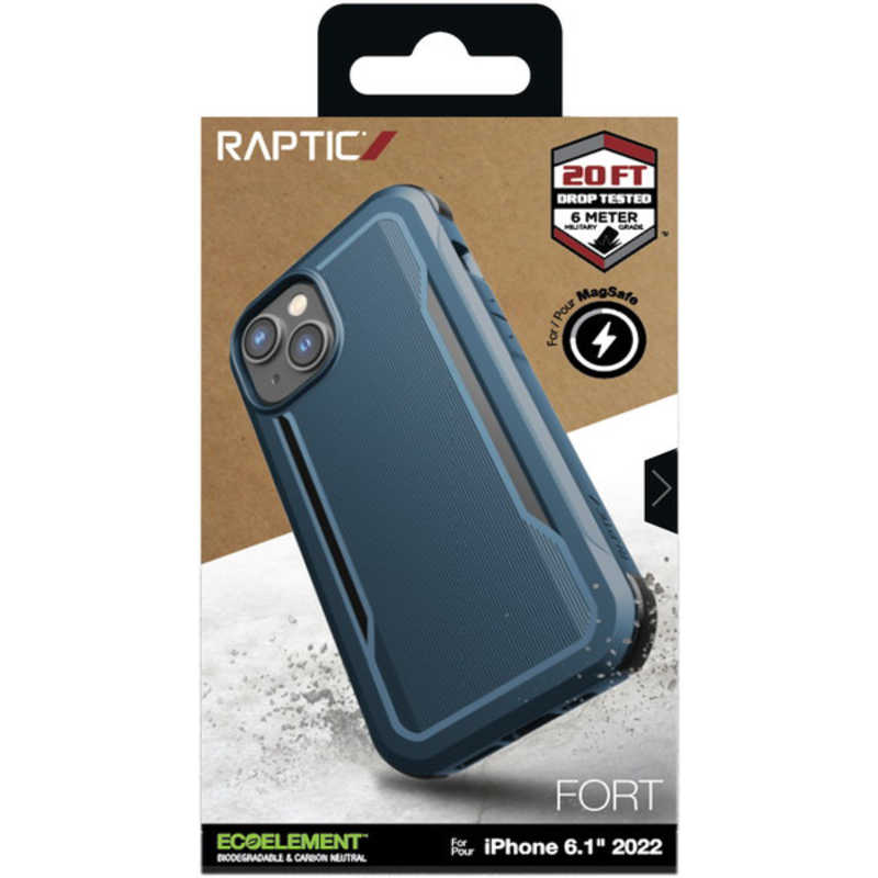 RAPTIC RAPTIC iPhone 14 6.1インチ ケースRAPTIC Fort MagSafe  RTINNCSPTFMMB RTINNCSPTFMMB