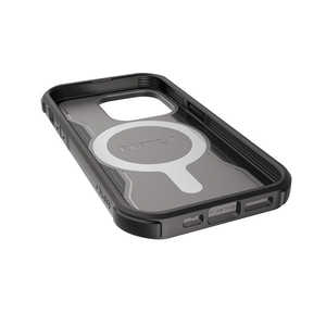 RAPTIC RAPTIC MagSafe対応耐衝撃MIL規格クリアケースブラック iPhone 14 Pro 6.1インチ RTINPCSPTFMBK