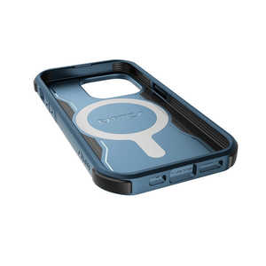 RAPTIC RAPTIC MagSafe対応耐衝撃MIL規格クリアケースマリンブルー iPhone 14 Pro 6.1インチ RTINPCSPTFMMB