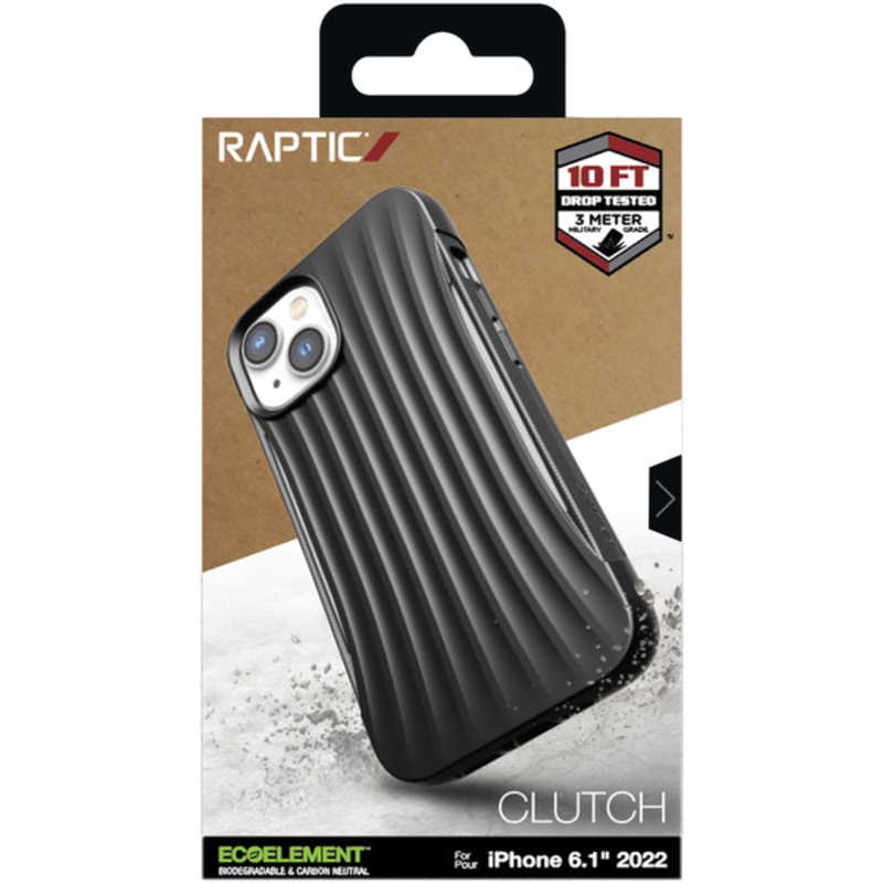 RAPTIC RAPTIC iPhone 14 6.1インチ ケースRAPTIC Clutch (Black) RT-INNCSPTCT-BK RT-INNCSPTCT-BK