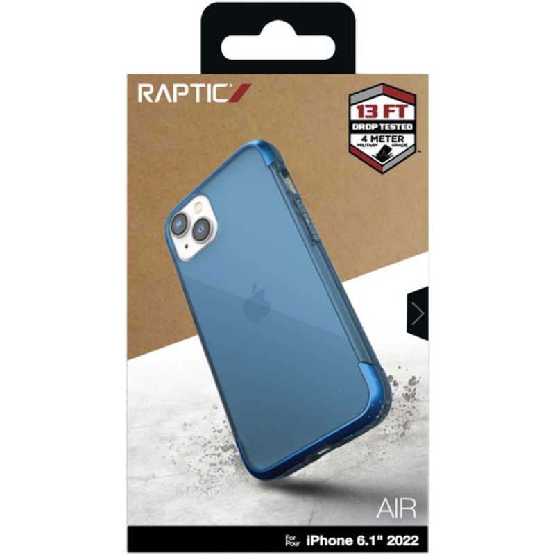 RAPTIC RAPTIC iPhone 14 Plus 6.7インチ ケースRAPTIC Air (Marine Blue) RT-INBCSAPAR-MB RT-INBCSAPAR-MB