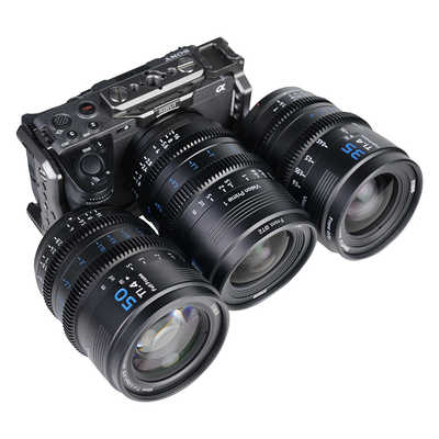 SIRUI シネマレンズ T1.4 Full Frame 3本セット(24mm/35mm/50mm) E