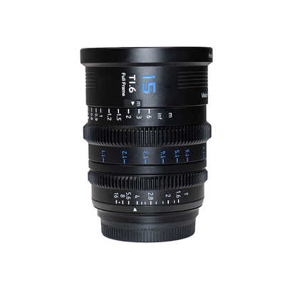 SIRUI マウント交換式シネマレンズ T1.6 Full Frame 15mm E/ブラック(L