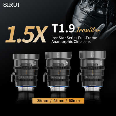 SIRUI IronStarマウント交換式アナモルフィックレンズ 1.5x Full Frame