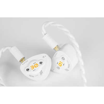 最高品質の カナル型イヤホン DUNU-TOPSOUND DUNU の BD DK3001 ホワイト イヤホン