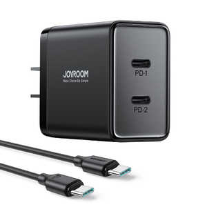 JOYROOM ACA_v^[ USB-CP[ut2|[gPDΉACA_v^[ mUSB Power DeliveryΉ /2|[gn TCF09