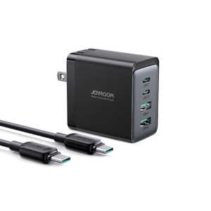 JOYROOM ACアダプター USB-Cケーブル付きのPD対応 ACアダプター ［USB Power Delivery対応 /4ポート /GaN(窒化ガリウム) 採用］ TCG02