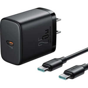JOYROOM ACアダプター USB-Cケーブル付きの1ポートPD対応ACアダプター ［USB Power Delivery対応 /1ポート］ TCF11