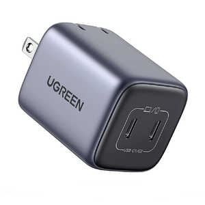 UGREEN Nexode 充電器 45W 2ポート ［2ポート /USB Power Delivery対応］ 90572