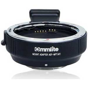 COMMLITE マウントアダプター (カメラ側:マイクロフォーサーズマウント､レンズ側:キヤノンEF) CM-AEF-MFT