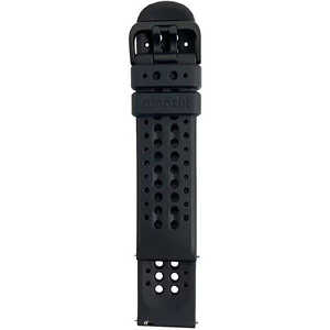 アマズフィット 二重穴 シリコンバンド 22m ブラック sp200061-S16-C01 アマズフィット 二重穴 シリコンバンド 22m ブラック sp200061-S16-C01