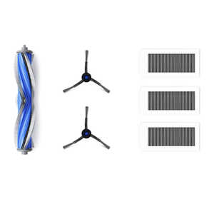 エコバックス X5シリーズ用 抗菌アクセサリーキット(メインブラシ1個入り、黒いサイドブラシ2個入り、抗菌フィルター3個入り) DKT060149 エコバックス X5シリーズ用 抗菌アクセサリーキット(メインブラシ1個入り、黒いサイドブラシ2個入り、抗菌フィルター3個入り) DKT060149