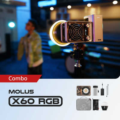 ZHIYUN LEDライト MOLUS X60 RGB COMBO COB Light X60RGBCOMBO の通販