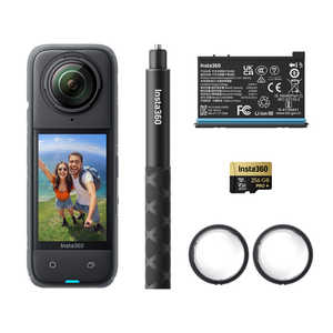 INSTA360 360륫 Insta360 X4 ɥ٥㡼å 4Kб / ɿ ֥å CINSABMA-X407