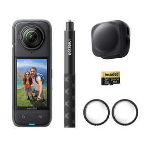 INSTA360 360륫 Insta360 X4 ץ顼å 4Kб / ɿ ֥å CINSABMA-X412