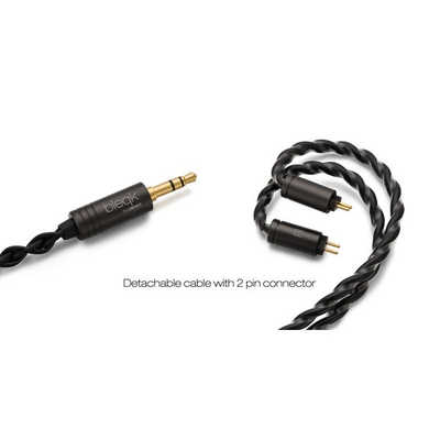 ORIVETI イヤホン カナル型 bleqk Dynabird ［φ3.5mm ミニプラグ