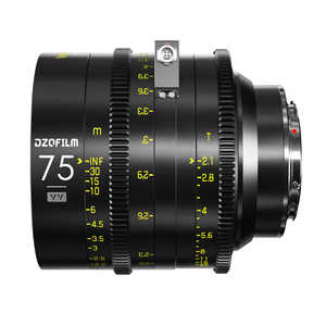 DZOFILM カメラレンズ (PL/EFマウント用) Vespid Cyber 75mm T2.1 DZO-VC07521 [Black]