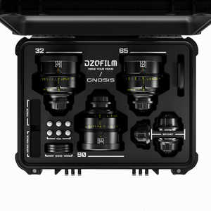 DZOFILM Gnosis Macro プライムレンズ 3本セットB(32mm/65mm/90mm T2.8/LPL＆PL＆EFマウント/フィート表記/ハードケース付き) DZO-G28K3LPLI