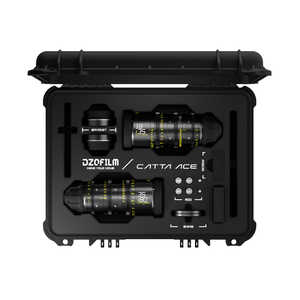 DZOFILM Catta Ace Zoom シネマズームレンズ バンドル PL/EFマウント18-35mm＆35-80mm T2.9 ブラック 保護ケース付き DZO-FFCattaA1-BUNDLE