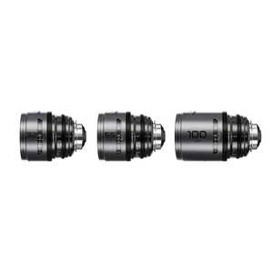 DZOFILM Pavo2x アナモルフィックプライム 3本セットB(32/55/100mm T2.1/ブルーコーティング/PL＆EFマウント/メートル表記) DZO-PAB3PLMB