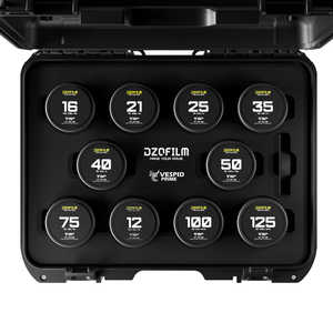 DZOFILM Vespid 10レンズキット PLマウント 12/16mm T2.8＋21/25/35/40/50/75/100/125mm T2.1(EFマウント付属) DZO-VPS10PL