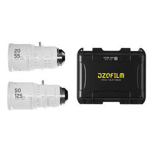 DZOFILM カメラレンズ Pictor バンドル ホワイト 50-125/20-55 T2.8 WT DZO-7220001W/2W-BUNDLE