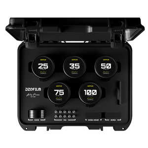 DZOFILM Arles Prime 25/35/50/75/100mm FF/VV T1.4 プライムシネレンズ 5本セット(PLマウント/フィート表記) DZO-SAP5A25IPL