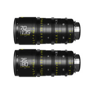 DZOFILM Catta Ace Zoom シネマズームレンズ バンドル PL/EFマウント35-80mm＆70-135mm T2.9 ブラック 保護ケース付き DZO-FFCattaA-BUNDLE