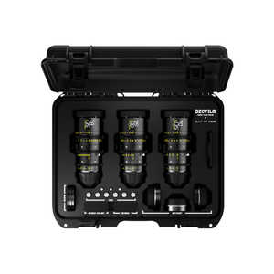 DZOFILM Catta Ace Zoom シネマズームレンズ バンドル PL/EFマウント18-35mm＆35-80mm＆70-135mm T2.9 ブラック 保護ケース付き DZO-FFCattaA3-BUNDLE