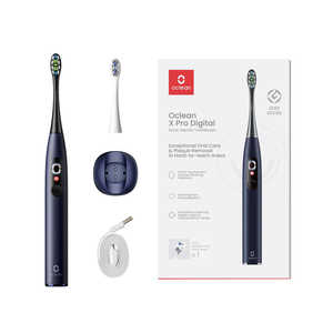 OCLEAN Oclean X Pro Digital 音波電動歯ブラシ ダークブルー Y2076DBL OCLEAN Oclean X Pro Digital 音波電動歯ブラシ ダークブルー Y2076DBL