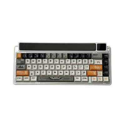 AULA ゲーミングキーボード 可視化マルチメディアスクリーン 8000mAh大