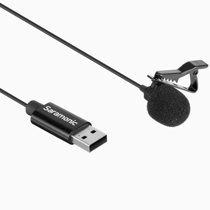 SARAMONIC SARAMONIC USBラベリアマイク Saramonic PC/MAC対応 USB-A接続 ケーブル2m SR-ULM10 SR-ULM10