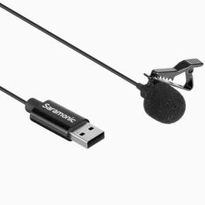 SARAMONIC USBラベリアマイク Saramonic PC/MAC対応 USB-A接続 ケーブル6m SR-ULM10L
