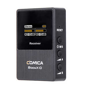 COMICA ワイヤレスマイク ブラック BoomX-DD2 COMICA ワイヤレスマイク ブラック BoomX-DD2