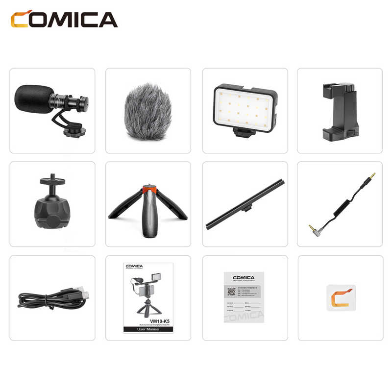 COMICA COMICA スマートフォンビデオマイクキット CVM-VM10-K5 CVM-VM10-K5