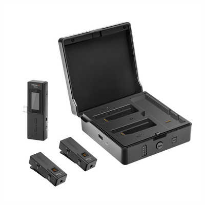COMICA VDLive10 USB 2.4 ワイヤレス多機能USBマイク Black