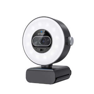 EMEET �E�F�u�J���� 4K �����O���C�g��̌^ PDAF�I�[�g�t�H�[�J�X �����I�o�␳ �f���A���}�C�N USB�ڑ� S600L �u���b�N E3153