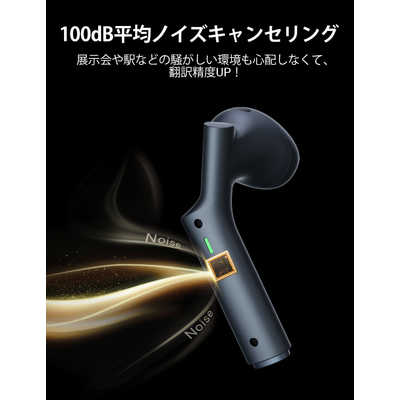 TIMEKETTLE W4 AI翻訳イヤホン ミッドナイトブルー TMK012 の通販