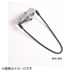 CAMIN カメラストラップ DCS005106 黒/ブルｰ