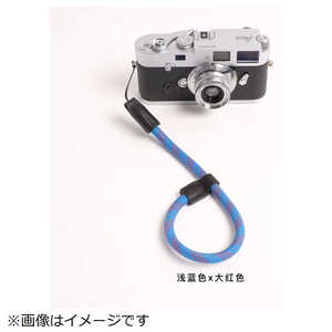 CAMIN ハンドストラップ DWS00119 スカイブルー/赤 CAMIN ハンドストラップ DWS00119 スカイブルー/赤