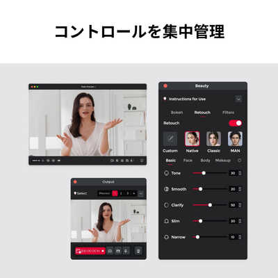 OBSBOT MEET SE 1080P 100FPS FHD ウェブカメラ AI搭載 1/2.8 CMOS HDR