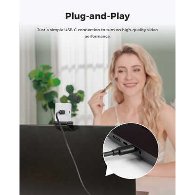 OBSBOT MEET SE 1080P 100FPS FHD ウェブカメラ AI搭載 1/2.8 CMOS HDR