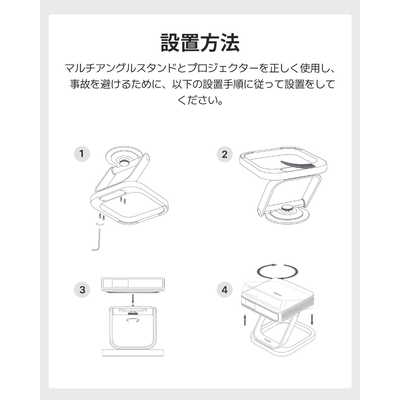 DANGBEI プロジェクター Dangbei Atom Projector/Grey＋Stand Bundle