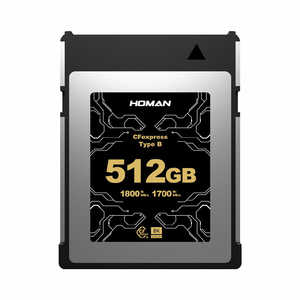 HOMAN CFexpress Card Type B 512GB HMCFB00512GB HOMAN CFexpress Card Type B 512GB HMCFB00512GB
