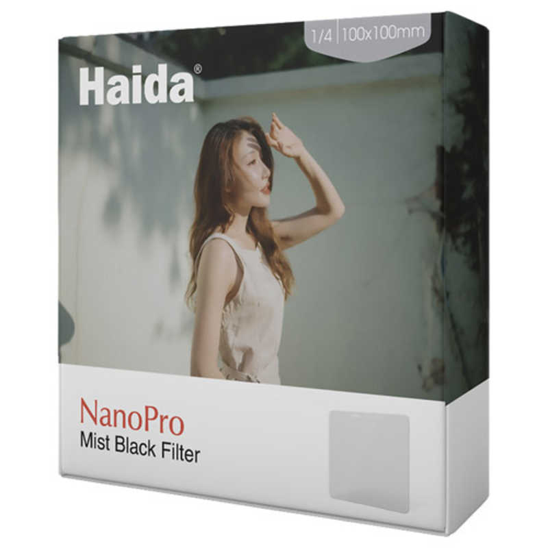HAIDA HAIDA ナノプロ ミストブラック 1/4 ソフトフィルター 100×100mm 角型フィルター HD4746 HD4746